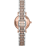 Emporio Armani Women's Gianni T-Bar  Rose-Gold Stainless-Steel Quartz Dress Watch