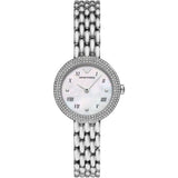 Emporio Armani Women's  Rosa Analog White Dial Watch
