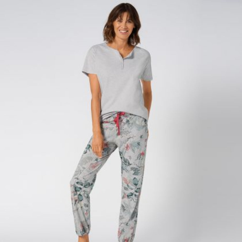 Triumph Women's Thermal Leggings Pajama Bottom, Brown-Light Combination, S  : : Fashion