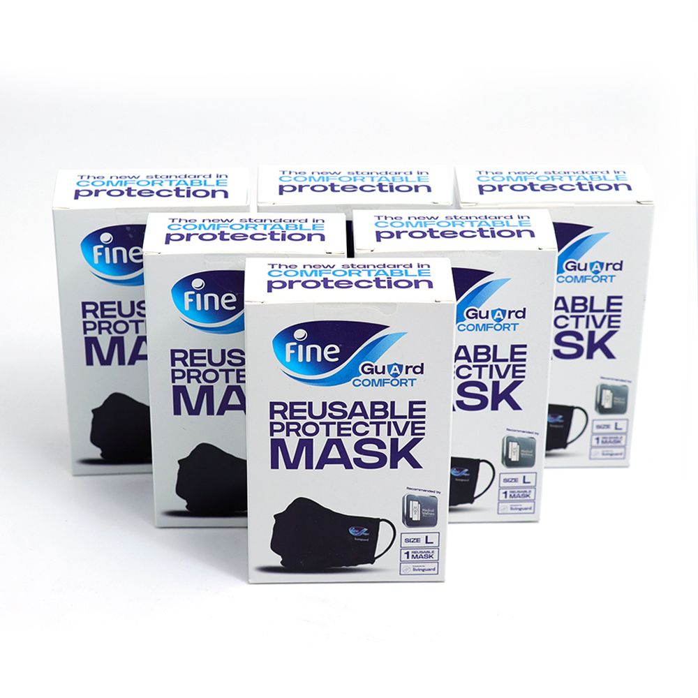 Fine Face Mask Guard comfort Large Size Set of 6