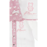 Philipp Plein Kids White Set Sleepsuit