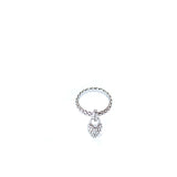 Just Cavalli Ring With Stone & Heart Charm