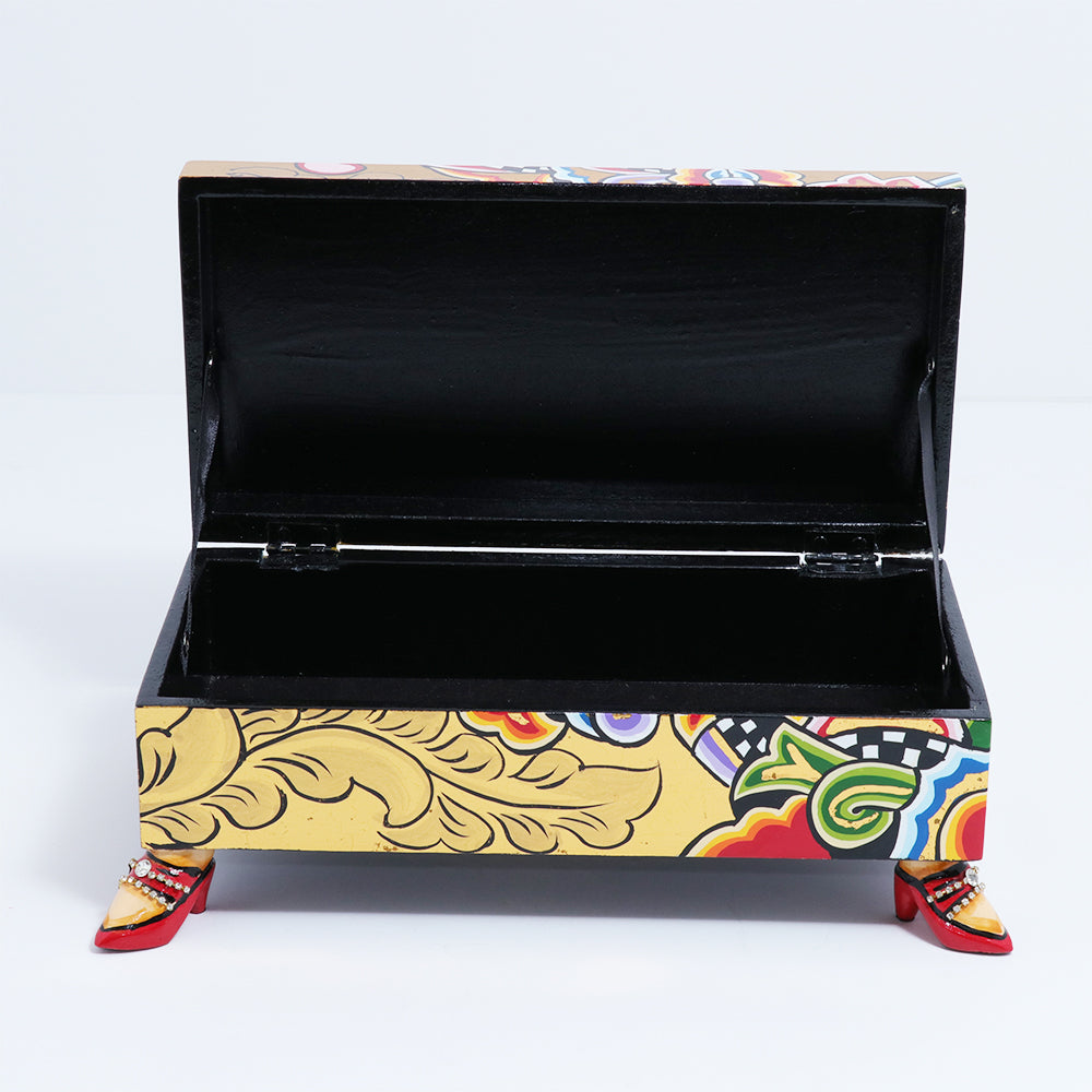 Toms Drag Box Rectangular with Gold Gold | Accessories Toms Drag Box Rectangular with Gold Gold | Accessories