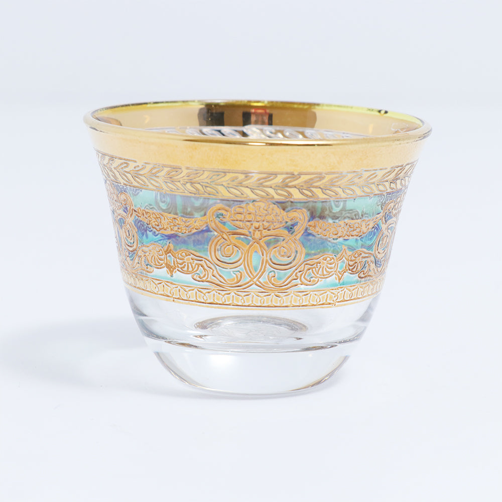 Timon Gift Box Of 6 Pcs Gawa Cup Green Gold | Drinkware Timon Gift Box Of 6 Pcs Gawa Cup Green Gold | Drinkware