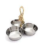 Michael Aram Ivy Oak Triple Dish Set - Blue Salon