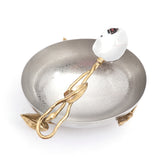 Michael Aram Enchanted Garden Nut Bowl With Spoon - Blue Salon