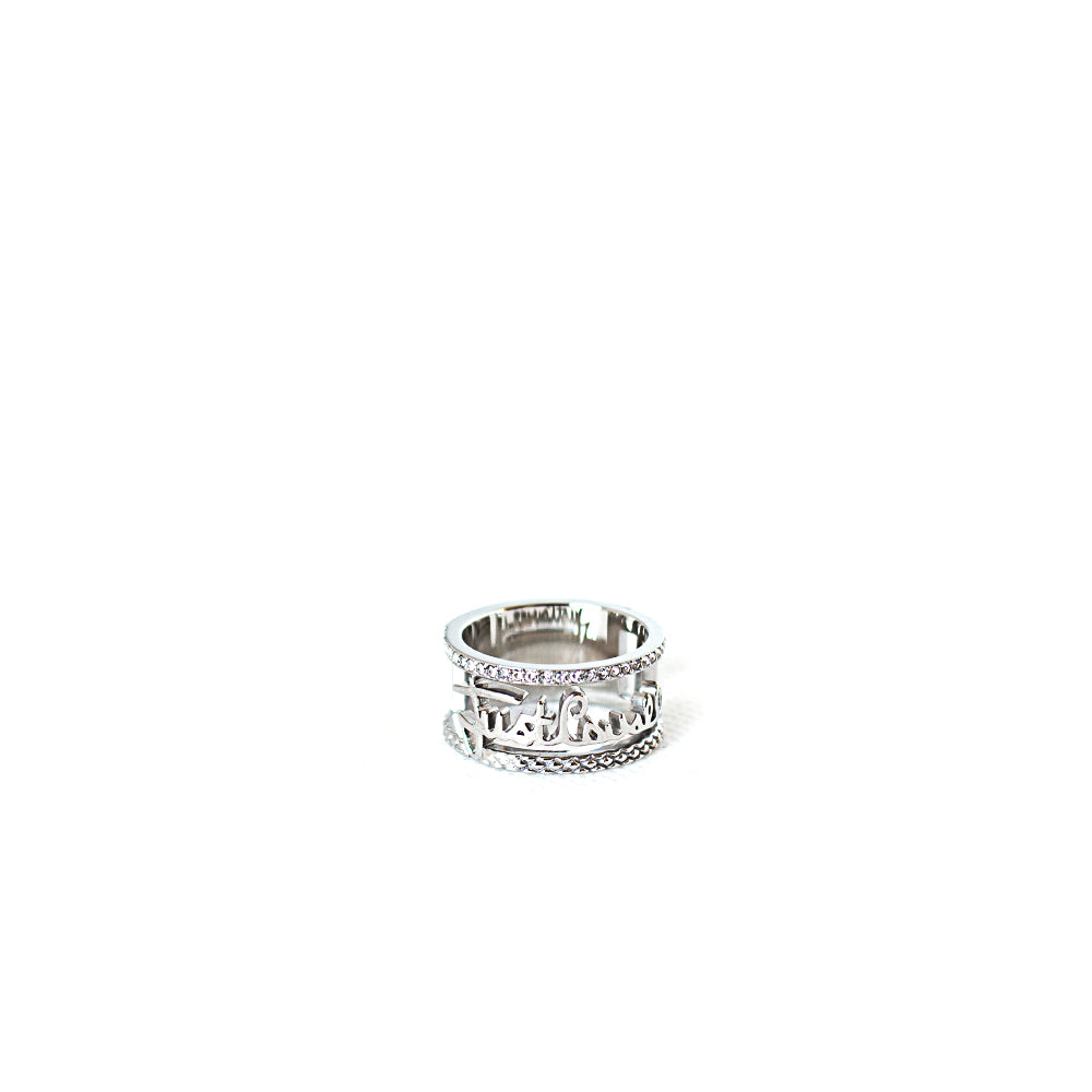 Just Cavalli Ring Black C Type Braided Design | GCC | Gift Box | Ring | SP | Who: For Her | Women Rings | Womens Just Cavalli Ring Black C Type Braided Design | GCC | Gift Box | Ring | SP | Who: For Her | Women Rings | Womens