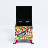Toms Drag Box Square with Lid Gold