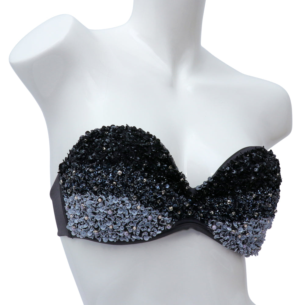Twinset Beaded Bikini Top Lead Grey | cart2cart | Last Chance | Lingerie Twinset Beaded Bikini Top Lead Grey | cart2cart | Last Chance | Lingerie