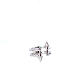 Just Cavalli Ring Open Â Style With Stone And Arrow Both End