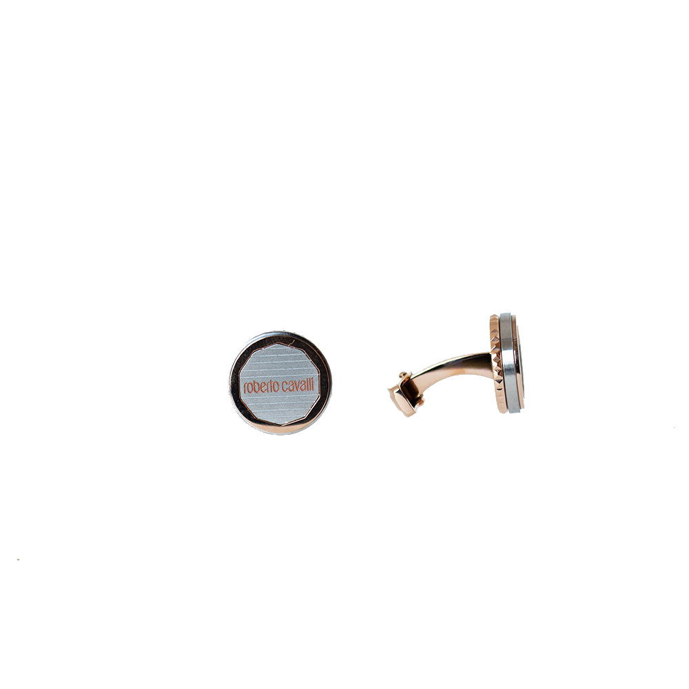 Roberto Cavalli Cufflinks Ip Rosegold & Matte Silver Color Combination | Accessories | Cufflink | Cufflinks | Eid Gifts | EID2021 | GCC | Mens | SP Roberto Cavalli Cufflinks Ip Rosegold & Matte Silver Color Combination | Accessories | Cufflink | Cufflinks | Eid Gifts | EID2021 | GCC | Mens | SP