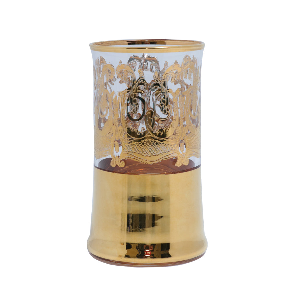 Timon Gift Box Of 6 Pcs Doninzetti Long Drink Glass Gold | Drinkware Timon Gift Box Of 6 Pcs Doninzetti Long Drink Glass Gold | Drinkware