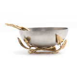 Michael Aram Enchanted Garden Nut Bowl With Spoon - Blue Salon