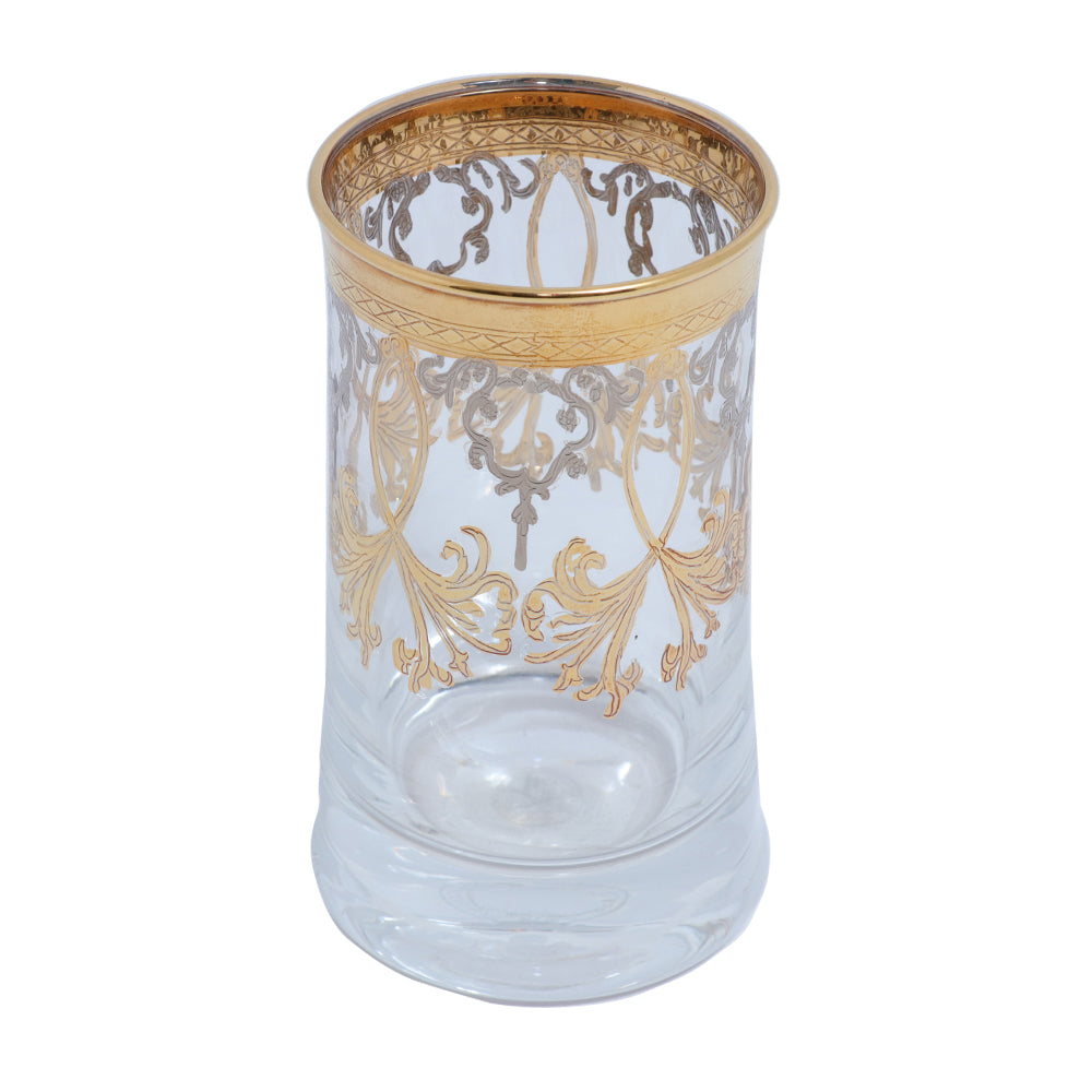 Timon Gift Box Of 6 Pcs Doninzetti Long Drink Glass Platinum Gold | Drinkware Timon Gift Box Of 6 Pcs Doninzetti Long Drink Glass Platinum Gold | Drinkware
