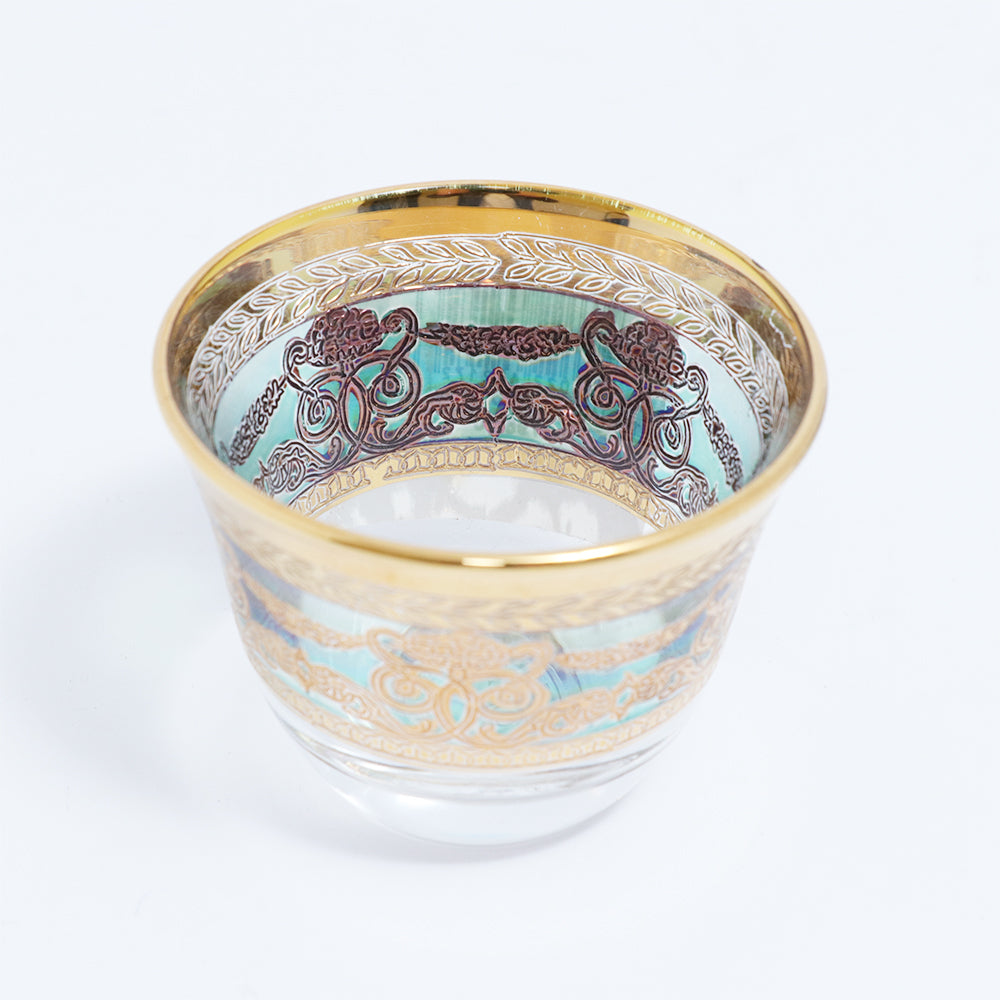 Timon Gift Box Of 6 Pcs Gawa Cup Green Gold | Drinkware Timon Gift Box Of 6 Pcs Gawa Cup Green Gold | Drinkware