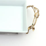 Michael Aram Mistletoe Casserole - Blue Salon