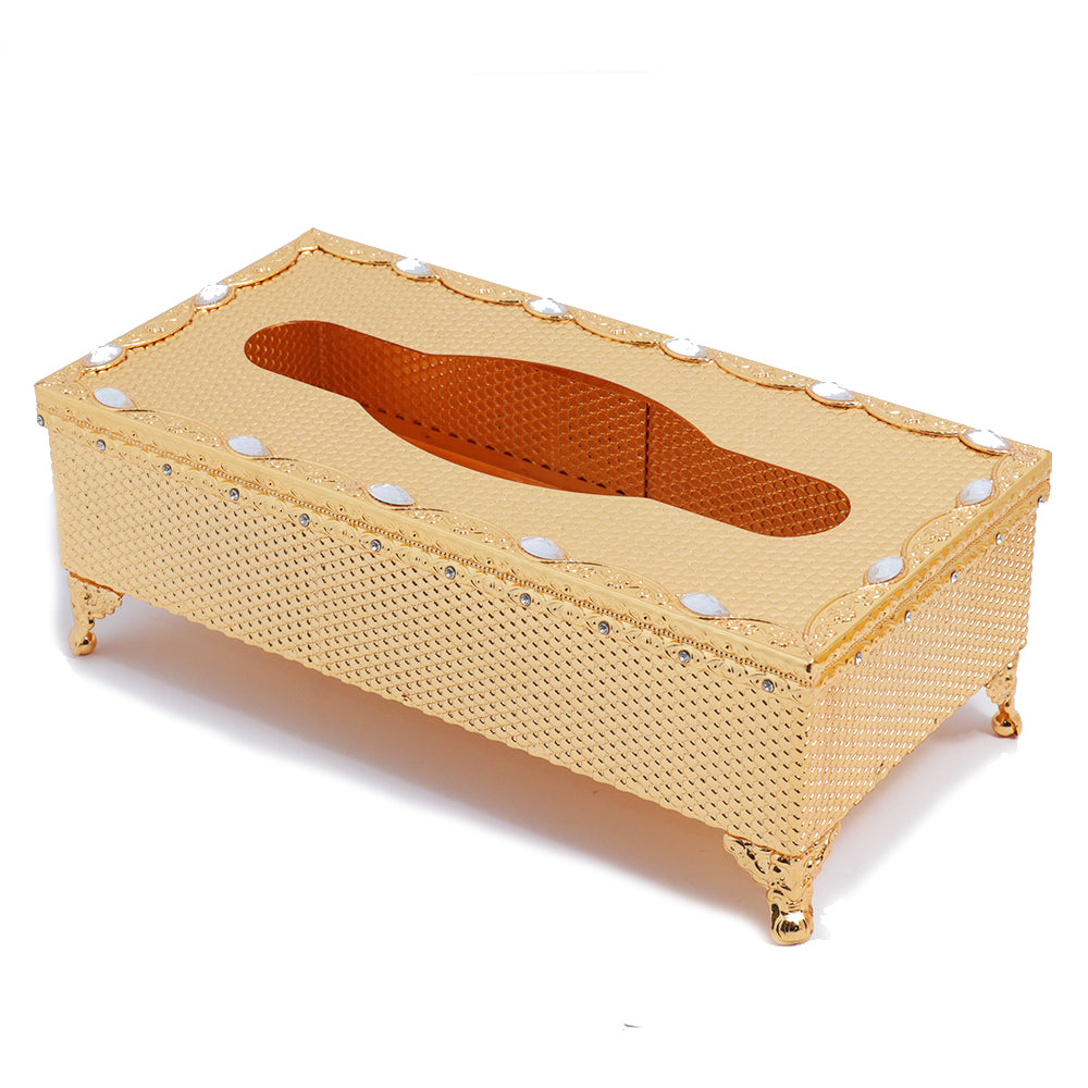 Ever Country Garbage Can With Tissue Box Gold Plated | Accessories Ever Country Garbage Can With Tissue Box Gold Plated | Accessories