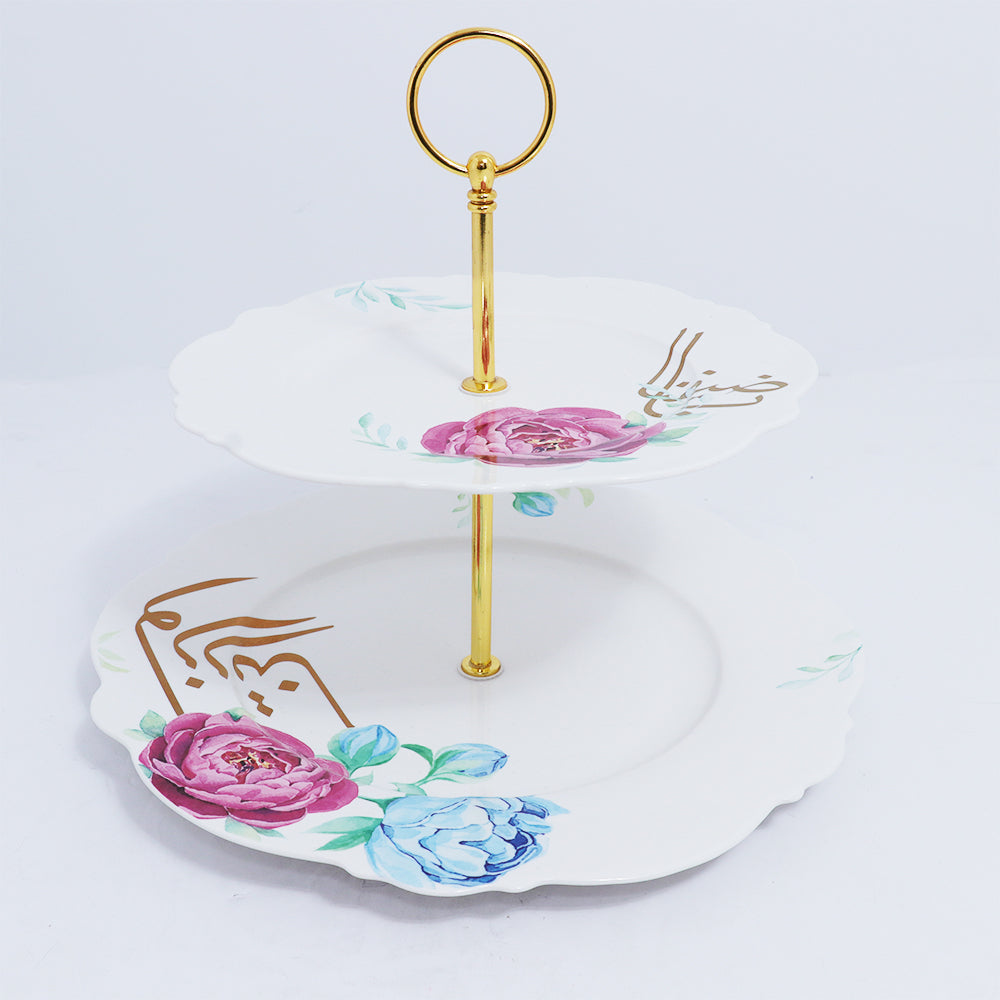 Decoration One Porcelain Cake Stand Flower