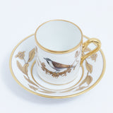 Richard Ginori Impero Voliere Ortolan Coffee Cup With Saucer
