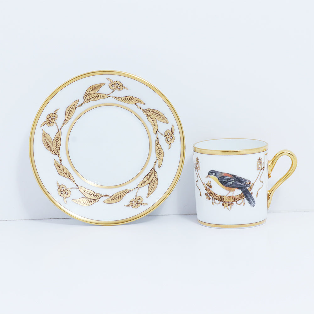 Richard Ginori Impero Voliere Cou June Coffee Cup With Saucer | Drinkware Richard Ginori Impero Voliere Cou June Coffee Cup With Saucer | Drinkware