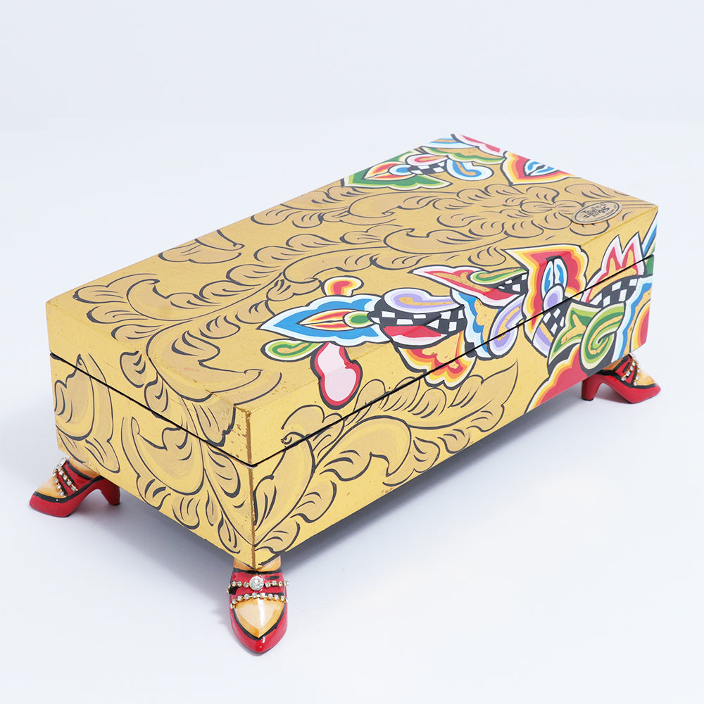 Toms Drag Box Rectangular with Gold Gold | Accessories Toms Drag Box Rectangular with Gold Gold | Accessories