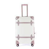 Mosafer Vintage Check-In Large Beige Beigesize Large - Blue Salon