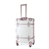 Mosafer Vintage Check-In Large Beige Beigesize Large - Blue Salon