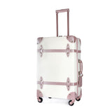 Mosafer Vintage Check-In Large Beige Beigesize Large - Blue Salon
