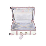 Mosafer Vintage Check-In Large Beige Beigesize Large - Blue Salon