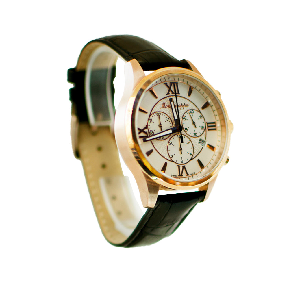 Montegrappa Fortuna Chronograph Rose Gold Pvd Watch | Fashion Watches | GCC | Mens | Mens Watches | SP Montegrappa Fortuna Chronograph Rose Gold Pvd Watch | Fashion Watches | GCC | Mens | Mens Watches | SP