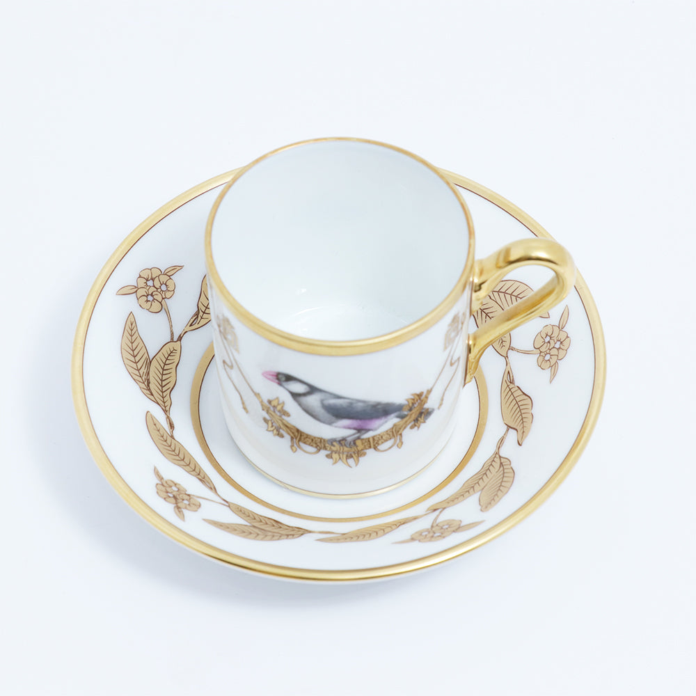 Richard Ginori Impero Voliere Coffee Cup With Saucer | Drinkware Richard Ginori Impero Voliere Coffee Cup With Saucer | Drinkware
