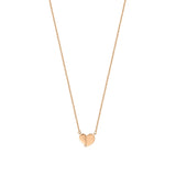 Esprit Necklace Rosegold Chain With Heart Shape Matt & Glowsy Finish Pendant