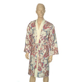Etro Home عاجي رداء كيمونو مزدوج XL
