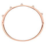 Swarovski Tactic Bangle White, Rose-Gold Tone Plated