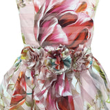 David Charles Kids Girl's Floral Pink  Dress