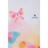 Aigner Kids Girl's White T-Shirt & Trousers Set