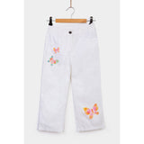 Aigner Kids Girl's White T-Shirt & Trousers Set