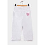 Aigner Kids Girl's White T-Shirt & Trousers Set