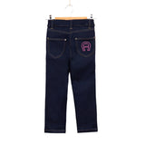 Aigner Kids Girl's Logo Denim Jeans