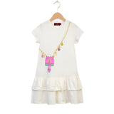 Aigner Kids Girl's Cotton Logo Dress