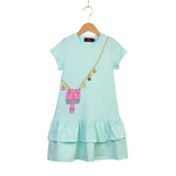 Aigner Kids Girl's Cotton Logo Dress