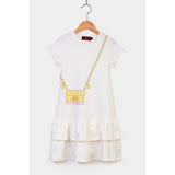 Aigner Kids Girl's Cotton Logo Dress