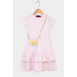 Aigner Kids Girl's Cotton Logo Dress