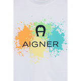 Aigner Kids Boy's Cotton T-Shirt