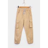Aigner Kids Boy's T-Shirt & Trousers Black and Beige Set