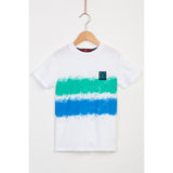 Aigner Kids Boy's Set T-Shirt & Shorts Navy & Aqua Green