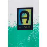 Aigner Kids Boy's Set T-Shirt & Shorts Navy & Aqua Green