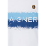 Aigner Kids Boy's Cotton White T-Shirt