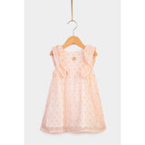 Aigner Kids Girl's Pink Ruffled Sleeveless Dress