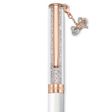 Swarovski Crystalline Celebration 2021 Ballpoint Pen White, Rose-Gold Tone Plated